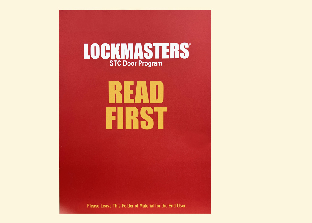 Solid and Imposing looking presentation folder of LockMasters