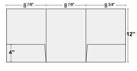 Download free 3 panel presentation folder templates